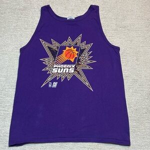 Vintage ZBZ Phoenix Suns Purple Tank Top Mens T Shirt Size Xl USA